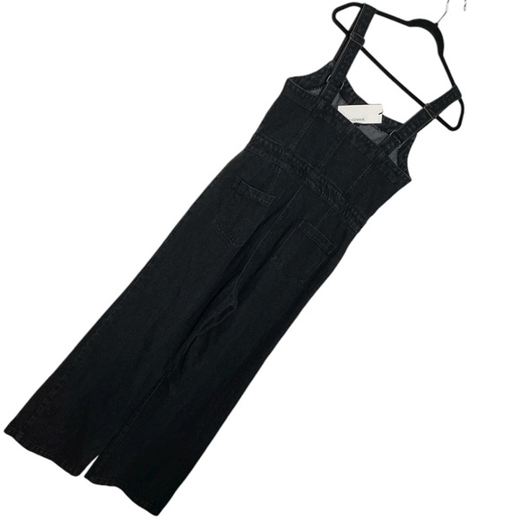 NWT Whimsy + Row Grace Jumpsuit Black Wash Denim - Picture 9 of 13